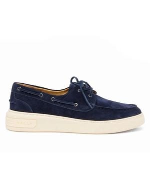 Bally Suede Trainers - Blue