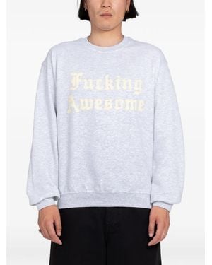 Fucking Awesome Ancient Script Sweatshirt - White