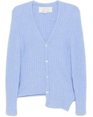 ERL Cozy Asymmetrisch Vest - Blauw