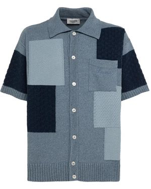 Laneus Knitted Shirt - Blue