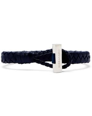 Ferragamo Leather Bracelet - Blue