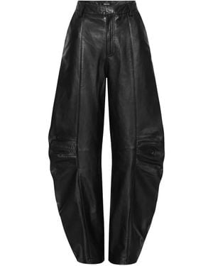 ROTATE BIRGER CHRISTENSEN Hose Aus Leder - Blau