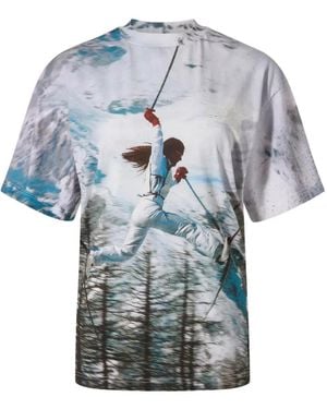 Perfect Moment Sloan Printed T-Shirt - Blau