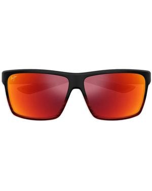 Maui Jim Alenuihaha Matte-Finish Sunglasses - Red