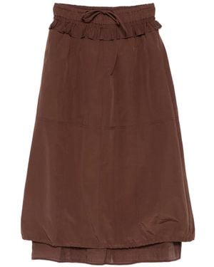 Damson Madder Amber Midi Skirt - Brown