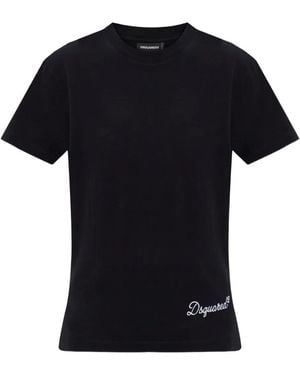 DSquared² T-Shirt With Logo - Black