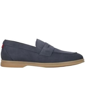 Bally Leather Loafers - Blue