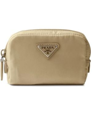 Prada Pochette Micro Re-Nylon - Natural