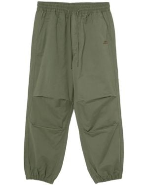 Chocoolate Logo-Embroidered Trousers - Green