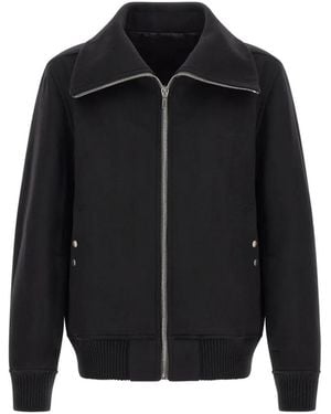 Rick Owens Dracu Flight Jacket - Black