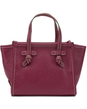 Gianni Chiarini Miss Marcella Leather Tote Bag - Purple