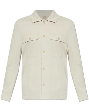 Eleventy Patch Pocket Shirt - White
