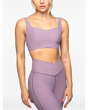 Michi Volta Longline Bra - Purple