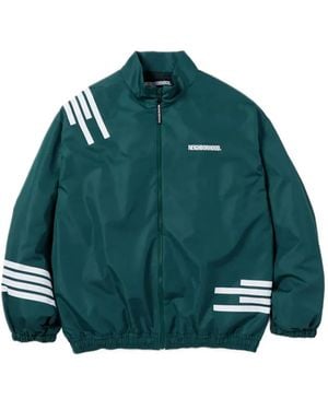 Neighborhood Stripe-Detail Sport Jacket - Green