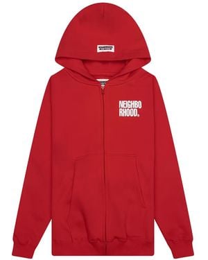 Neighborhood ジップアップ パーカー - レッド