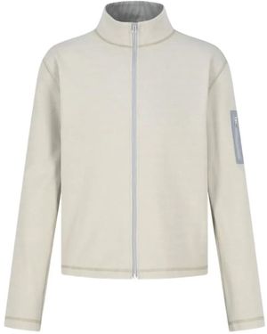 Amomento Zip-Up Sweatshirt - White
