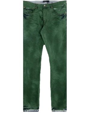 Purple Brand Low-Rise Skinny Jeans - Green