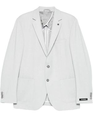 KARL LAGERFELD Blazer À Simple Boutonnage - White