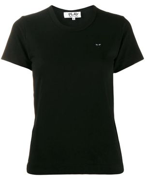 COMME DES GARÇONS PLAY ハートロゴ Tシャツ - ブラック