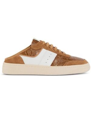 Giuseppe Zanotti Gz Thor Sabot Trainers - Brown