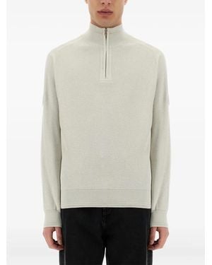Belstaff ハーフジップ セーター - ホワイト