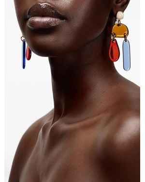 Lizzie Fortunato Sun And Sea Mother-Of-Pearl Earrings - Brown