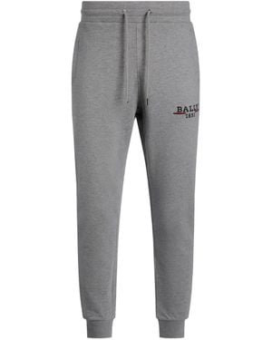Bally Logo-embroidered Track Pants - グレー