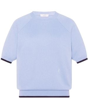 Rosetta Getty X Violet Getty ニットトップ - ブルー