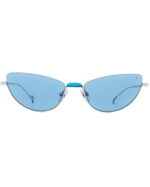 Eyepetizer Odaiba Cat-Eye Sunglasses - Blue