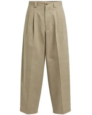 Officina 36 Pleated Wide-Leg Pants - White