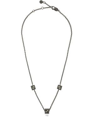 Fendi Collana Con Pendente - Blu
