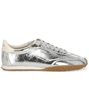 HOFF Metallic-Effect Leather Sneakers - White