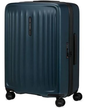 Samsonite Small Logo-Plaque Suitcase - Blue