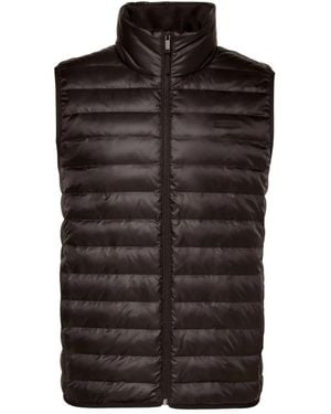 Calvin Klein Zip Quilted Gilet - Black