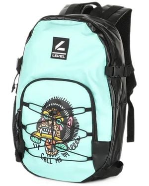 Level Rucksack Mit Grafischem Print - Grün