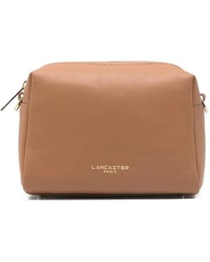 Lancaster Zip-Fastening Cross Body Bag - Brown