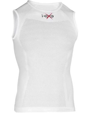 I-Exe Perforated Tank Top - White