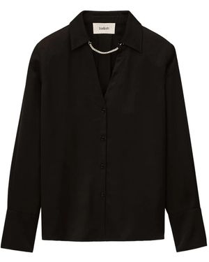 Ba&sh Itsey Buttoned Long-Sleeve Shirt - Black