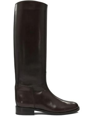 MARETTO® Leather Knee-High Boots - Black