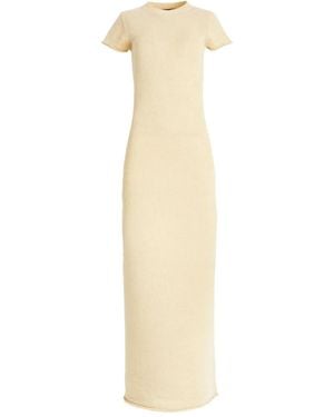SER.O.YA Airess Knitted Maxi Dress - White
