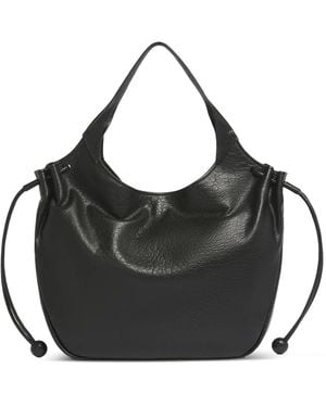 Marni Leather Trunkaroo Soft Medium Tote Bag - Black