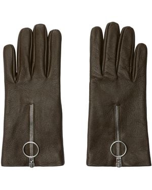 Burberry Handschuhe mit Reißverschluss - Grün