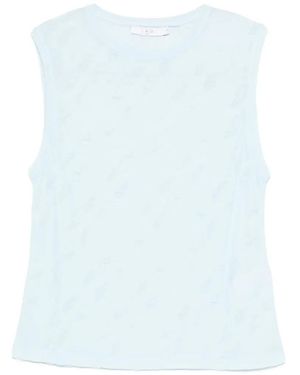 IRO Gloriana Sleeveless T-Shirt - Blue