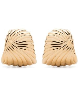Missoma Oversized Wavy Earrings - Natural