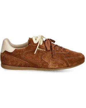 GANT Sperly Suede Trainers - Brown