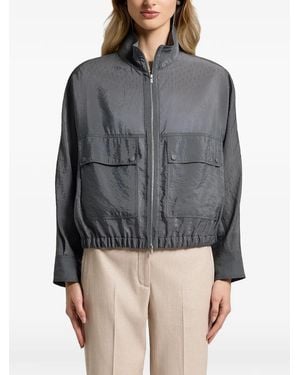 Peserico Flap-Pocket Zip Jacket - Grey