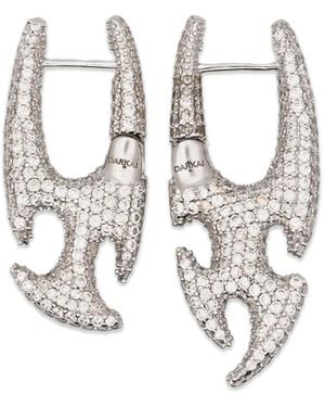 DARKAI Crystal-Embellished Drop Earrings - White