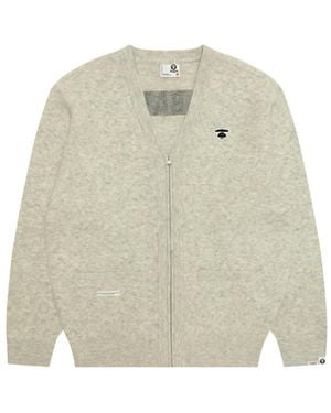 Aape By A Bathing Ape Cardigan Mit Reißverschluss - Weiß