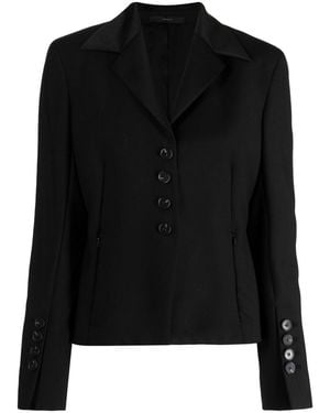 Paul Smith Single-Breasted Wool Blazer - Black