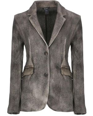 Avant Toi Flap-Pockets Blazer - Black